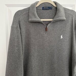 Polo by Ralph Lauren Grey Men's Half Zip / Quarter Zip Sweater